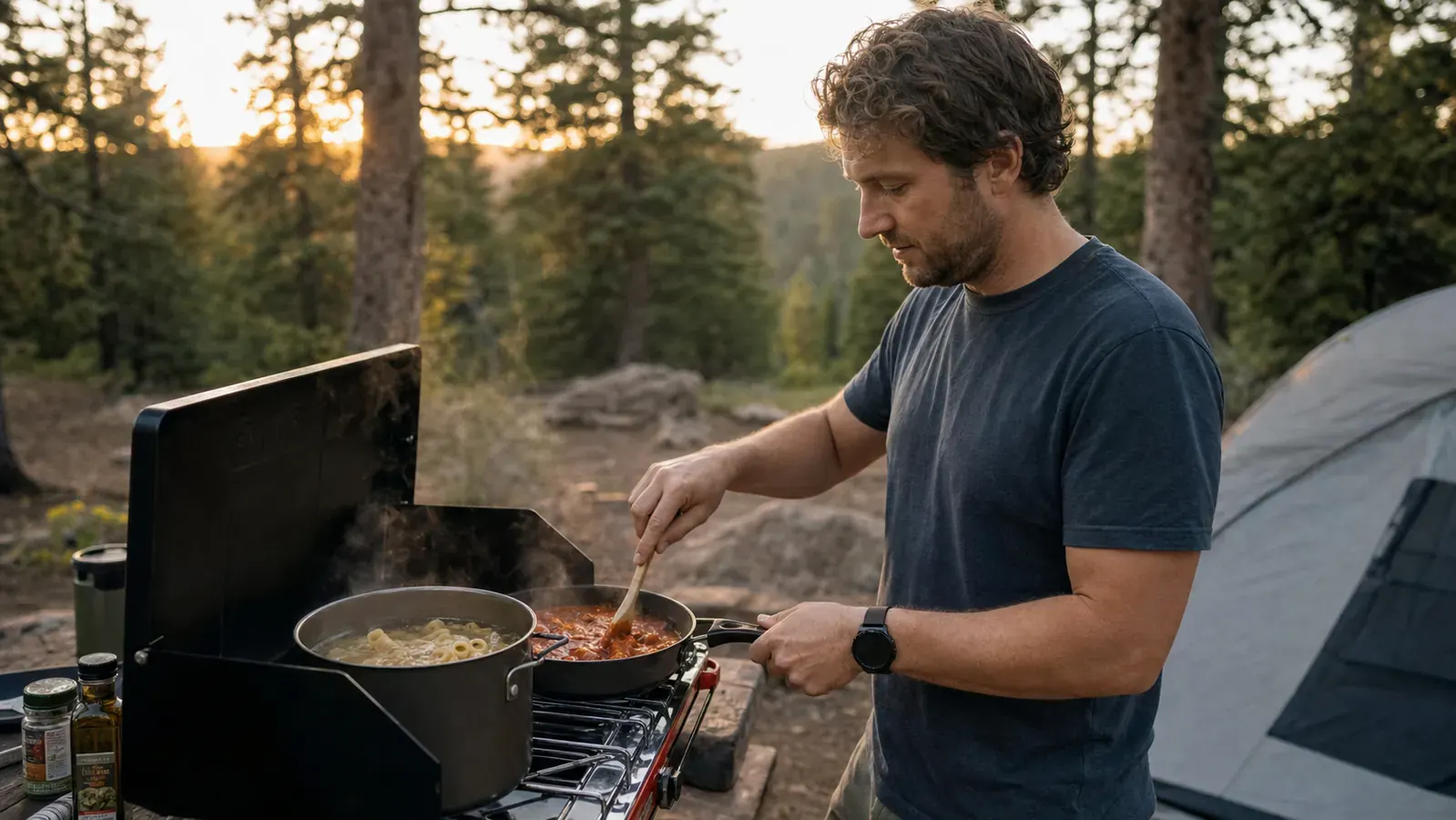 How to Cook Real Meals Camping with a Propane Camp Stove